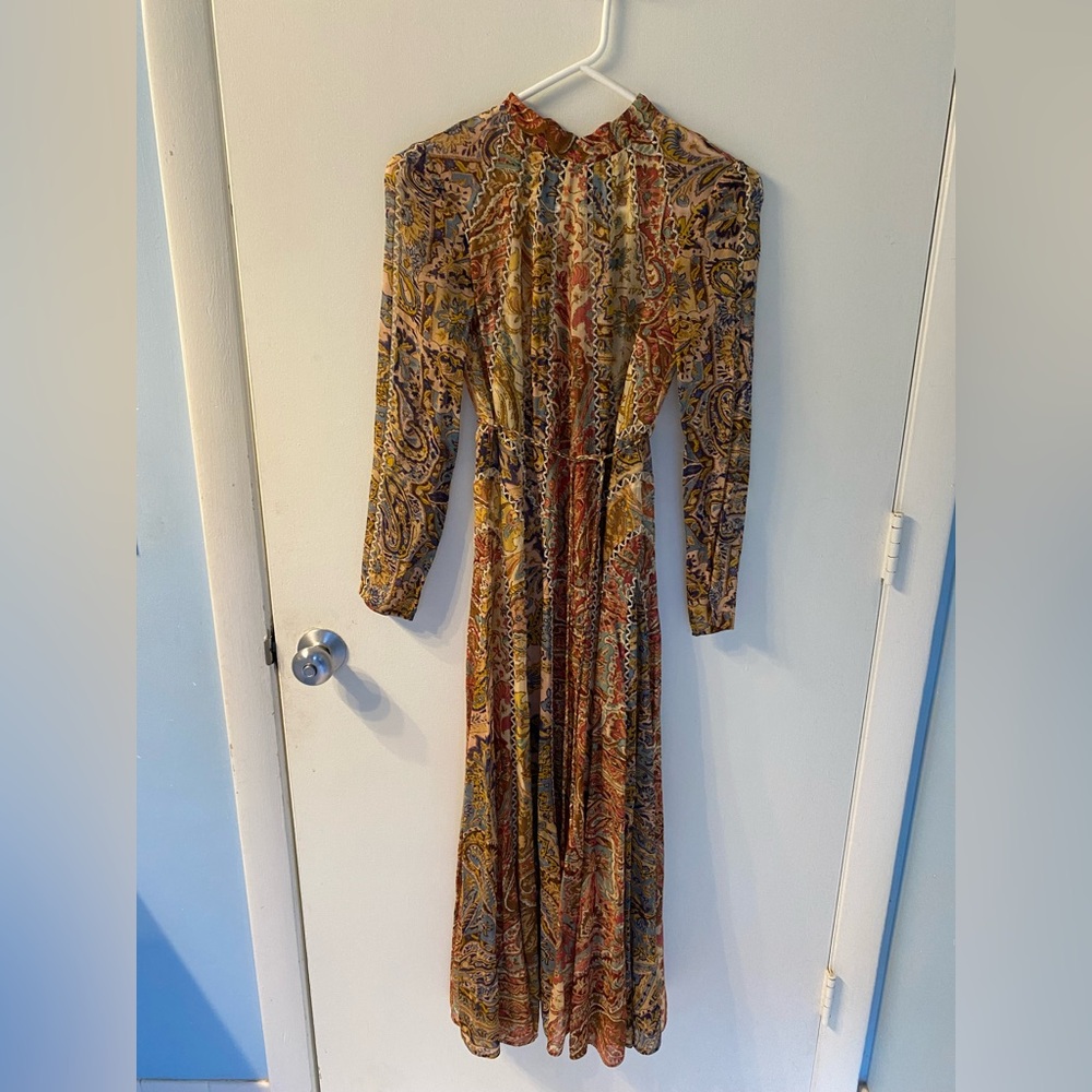 Zimmermann Luminosity Panelled Midi Dress Size AU 0P/US 2 - Picture 4 of 13